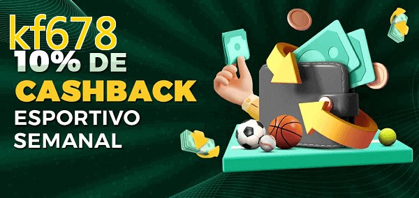 10% de bônus de cashback na kf678