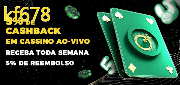 Promoções do cassino ao Vivo kf678